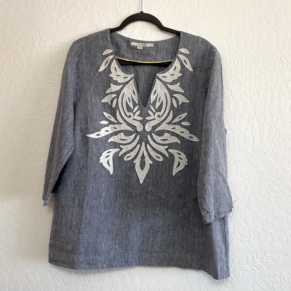 Boden Linen Top Tunic